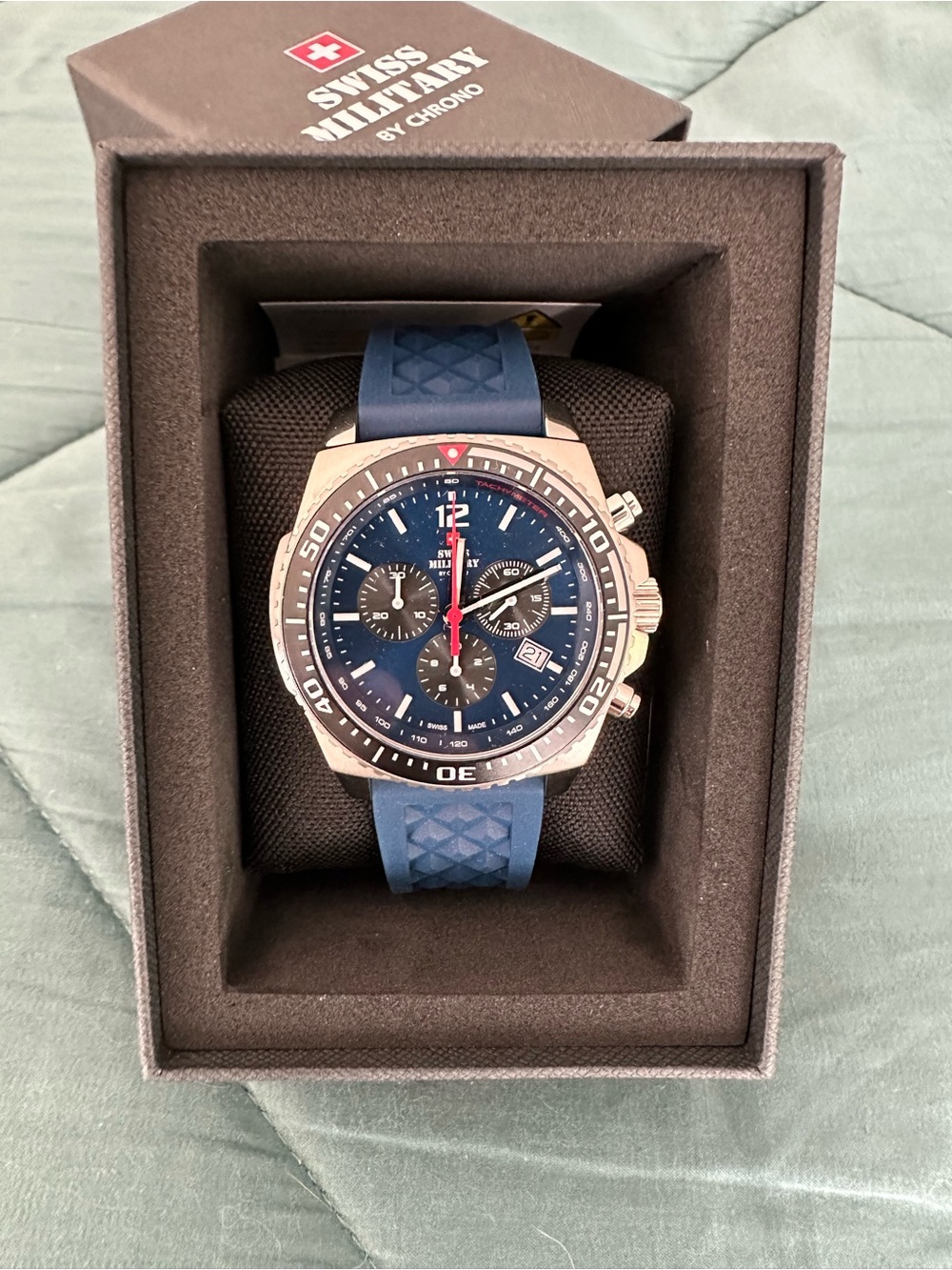 Swiss Military by Chrono Blue Sports Chronograph SM 34093.06 Watch